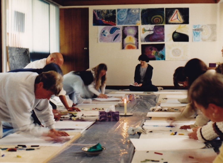 Janis Lander: Vision Art Workshop - ‘Observing the energy body (centres and channels)/Observing thoughts and emotions/Understanding the dynamic interaction of colours and “sacred geometry” in the making of an image’