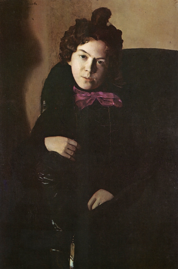 Konstantin Somov, Portrait of Anna Ostroumova, 1901. Oil on canvas. The Russian Museum